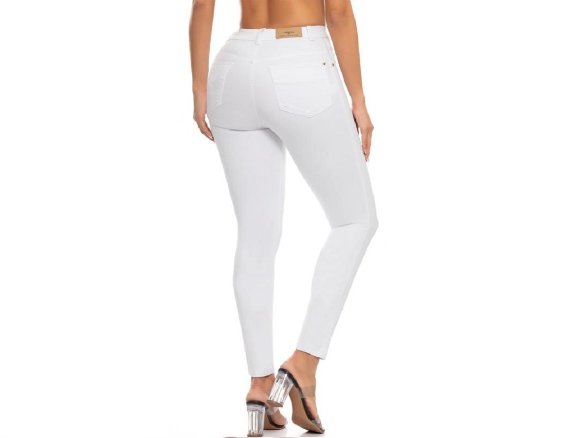 JEAN TIRO ALTO BLANCO Cabanas Jeans